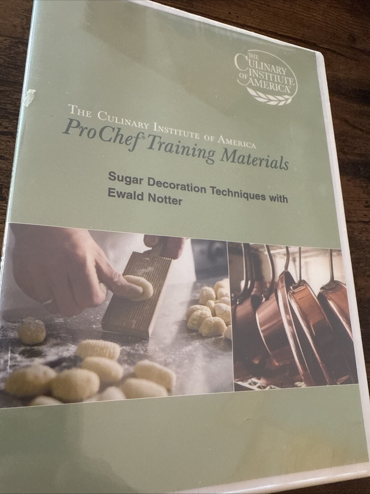 Culinary Institute America Pro Chef Training Sugar Decoration Ewald Notter DVD