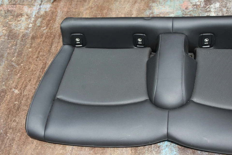 Cojín inferior del asiento trasero OEM Mini Cooper F56 14-19 cuero sintético negro Foto 3 de 4