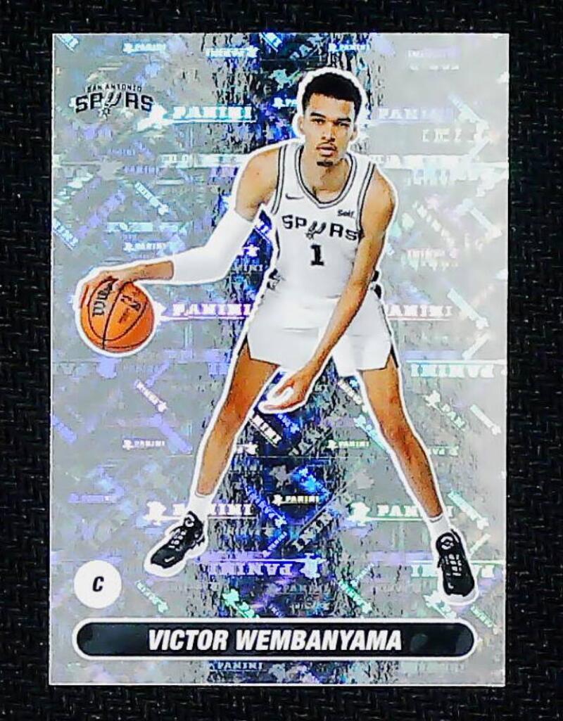 その他 23-24 PANINI WEMBANYAMA FIRST STEPS RC 2023-24 Panini Mini Thin Sticker #465 Victor Wembanyama RC