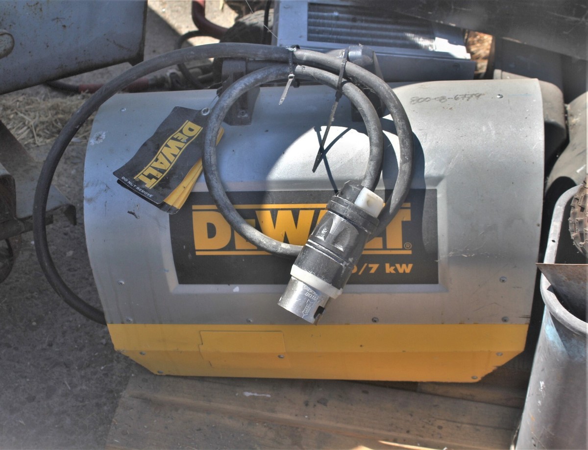 DeWalt Forced Air Electric Heater DXH1000TS 10/7 kW 856795406455