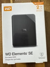 Western Digital 2TB Elements SE Portable Storage (WDBEPK0020BBK-WESN)