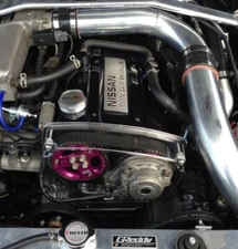 Zaklee Clear Timing Belt Cam Gear Cover and Bolt Kit for Nissan Skyline RB20