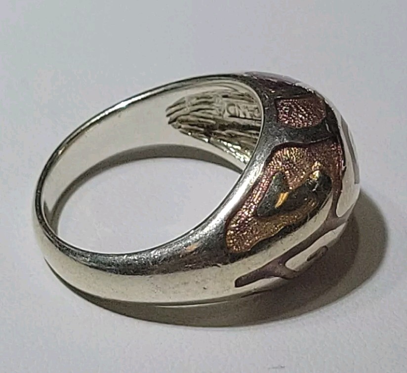 925 Sterling Silver Dome Ring - image 4