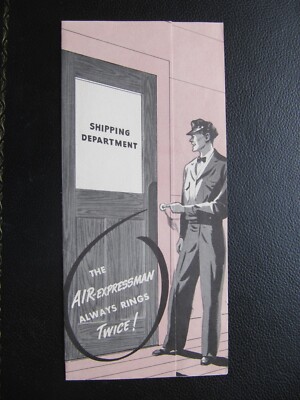AIR EXPRESS brochure price list eff. May 15, 1947 (no timetable)