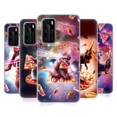 OFFICIAL RANDOM GALAXY SPACE PIZZA RIDE SOFT GEL CASE FOR HUAWEI PHONES 4