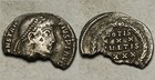 Rare original Ancient Roman silver coin Constantius 351AD Siliqua Laurel wreath — photo 3