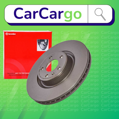 Brembo Vented Front Brake Discs Pair For Audi A5 2.0 TFSI 2016-2024 338 mm