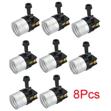 8 Pack 3 Way Socket Replacement for Lamps, Medium Base Interior Only