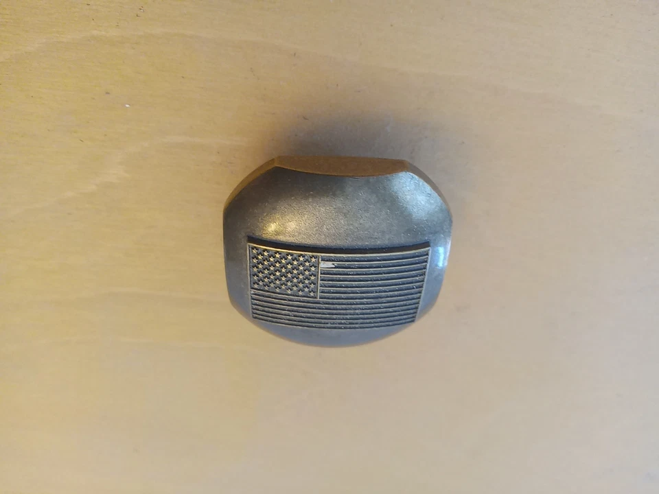 Peterboro Basket Company USA  Large Patriotic With Lid Wooden Handles 12"x16"x9" - Image 3 of 4