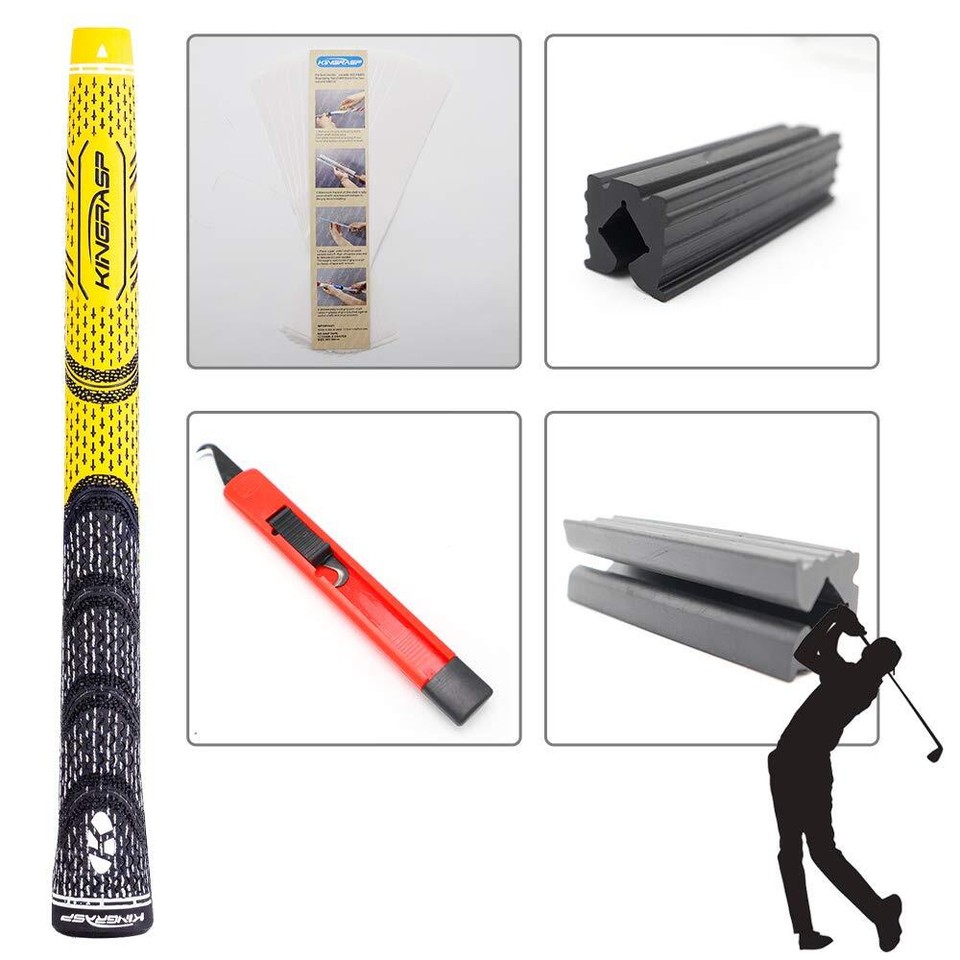 Golf Grip with Replacement Tool, AntiSlip Rubber, No Backline