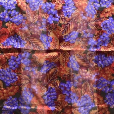 Foulard Vintage En Soie PIER OLIVIER - Rose - 86x89 Cm