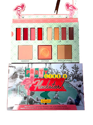 BENEFIT PARTY LIKE A FLOCKSTAR EYE, LIP & CHEEK PALETTE -LIMITED EDITION-BOXED