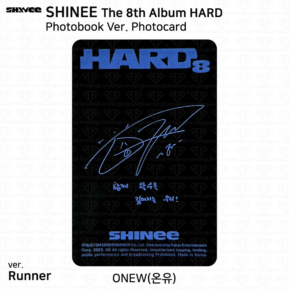 SHINee、防弾少年団、少女時代など トレカ SHINee The 8th Album HARD Photobook Ver Official Photocard Taemin