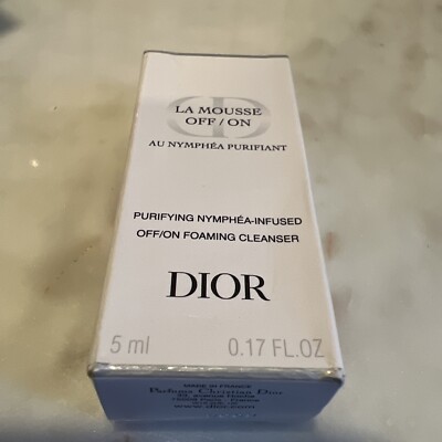 Dior La Mousse OFF/ON Foaming Face Cleanser .17fl oz/5ml TRAVEL