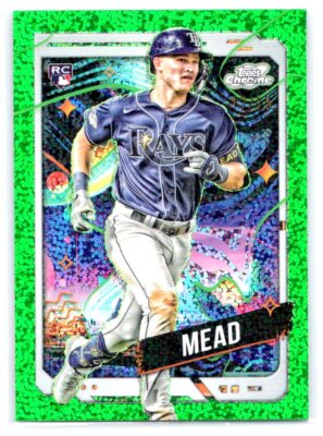 2024 Topps Chrome Cosmic #25 Curtis Mead Green Space Dust Refractor #/75