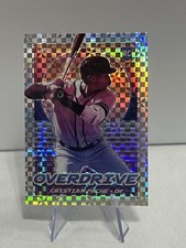 Christian Pache 2021 Panini Overdrive Building Blocks Refractor Rookie Card #11