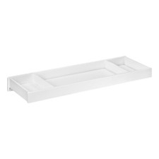 Oxford Baby Universal Modern Wood Changing Topper in White Finish