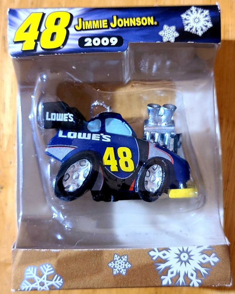 Jimmie Johnson #48 Nascar Ornament Lowe’s Race Car Collectible Ornament 2009.