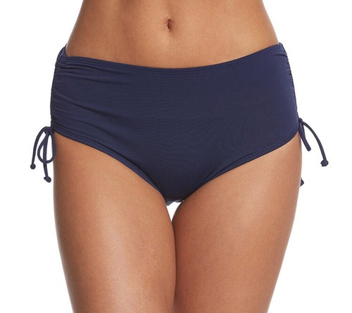 High Waisted Bikini Bottoms Women Swim Briefs Beach Shorts Drawstring Swimwear - Picture 5 of 18