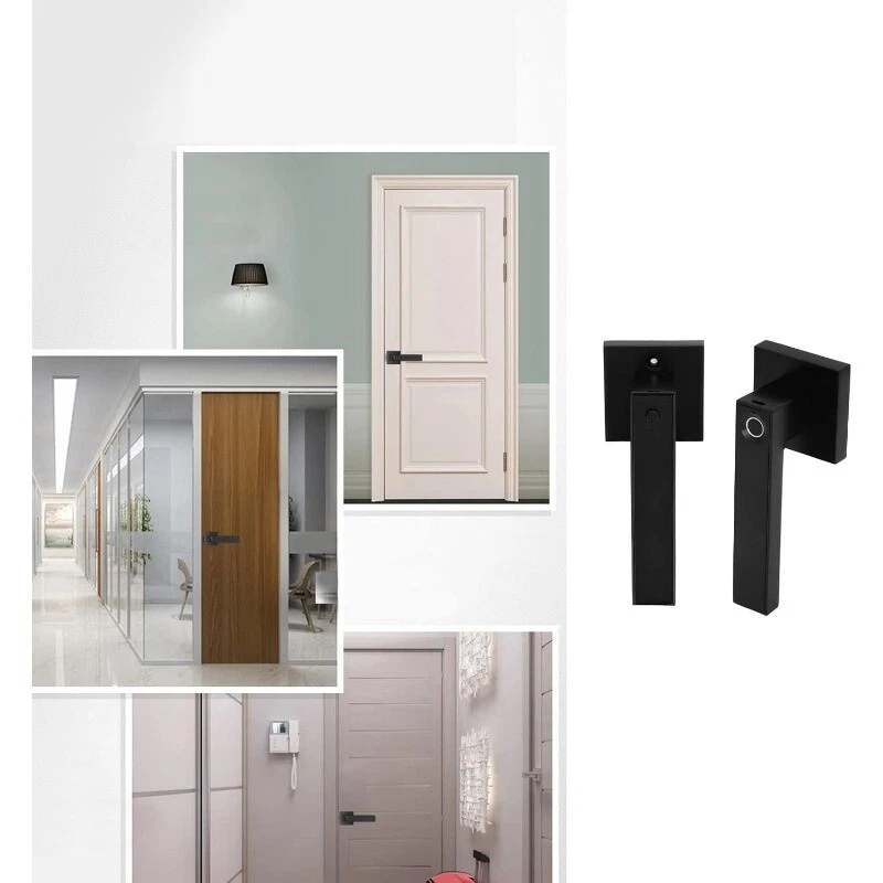 2Sets Smart Door Lock Fingerprint Lock Anti-Theft Electronic 2 Unlocking Methods - Image 2 of 4