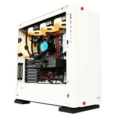 AZZA Gaming PC White AMD Ryzen 16GB RAM NVIDIA GeForce RTX 2TB M.2 SSD W11 WLAN