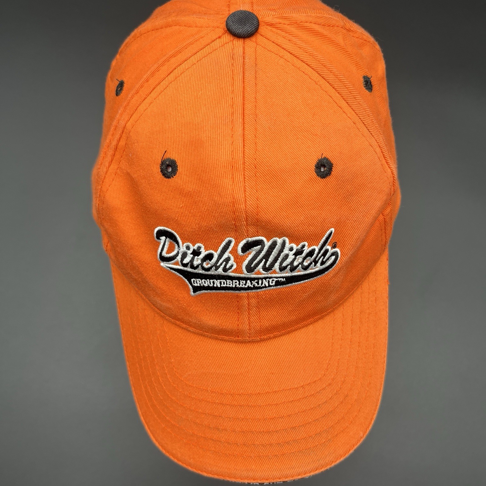 Ditch Witch Hat Orange Adjustable Strapback Cap - image 8