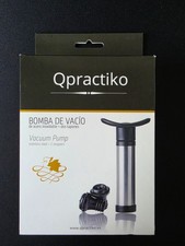 Vakuumpumpe für Wein | Edelstahl, silberfarben, NEU & OVP