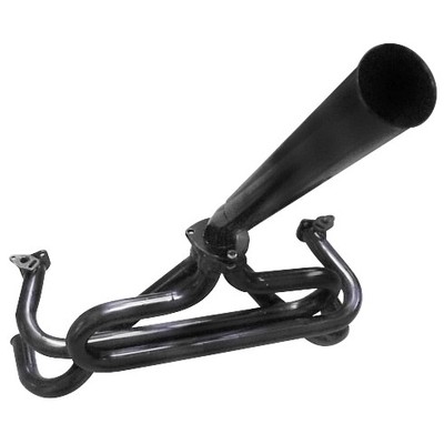 Baja Exhaust, 1-1/2 with 3 Bolt Stinger, Raw Dunebuggy & VW
