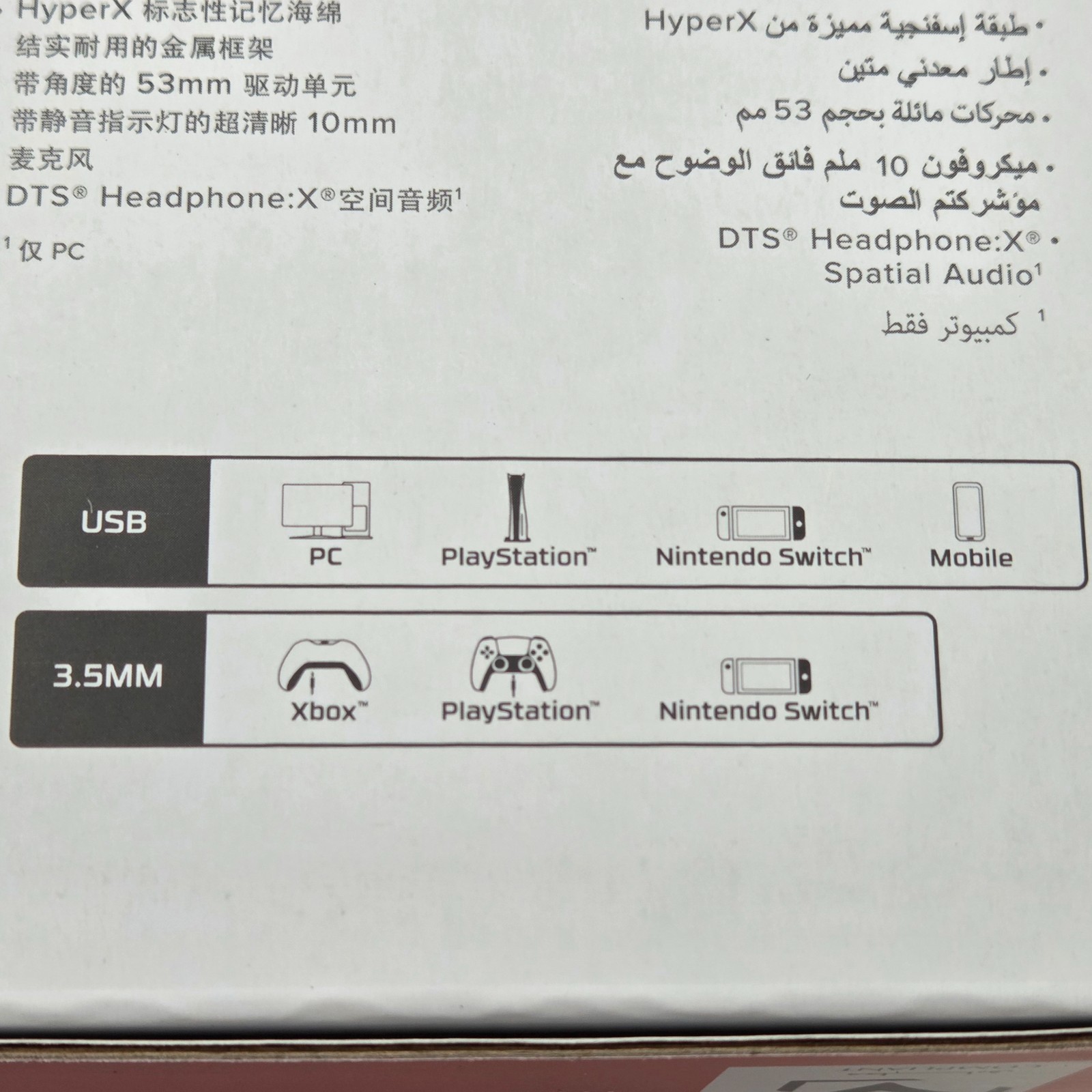 HyperX Cloud III Red & White Gaming Headset - New in Sealed Box