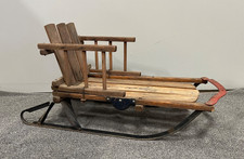 Vintage Wood Sled 23" Glider Snow Sled Christmas Decorations