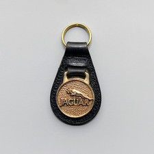 Vintage Jaguar Messing Leaper Schlüsselanhänger Schlüsselanhängsel von Manhattan Windsor XJ XJS XK XJR