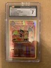 2016 Pokemon Evolutions #11 Charizard Reverse HOLO CGC 7