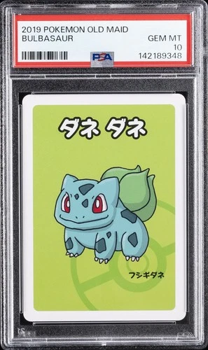 2019 POKEMON OLD MAID BULBASAUR PSA 10