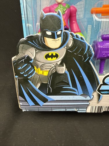 Imaginext DC Super Friends Batman & Villains set action figure 7 pezzi età 3-8 nuovo con scatola - Foto 8 di 20