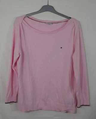Damen TOMMY HILFIGER Traumhafter Feiner Pullover Rosa Stretch Größe 44/46 TOP! - Bild 1 von 4