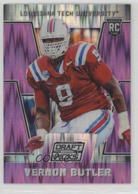 2016 Prizm Collegiate Draft Picks Purple Flash 85/99 Vernon Butler Rookie RC 0a1