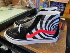 Vans Sk8-Hi Swirl Black Fiery Coral Size US 1...