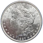 United States 1887 Morgan Dollar 1 Dollar 0.900 Silver - AU