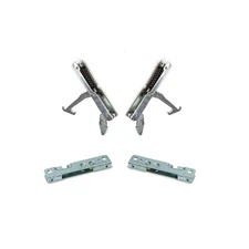 x2 Oven Door Hinges Assembly With Supports 931330806KIT. Suits Smeg