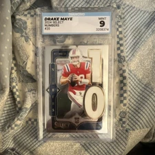 Panini 2024 Select Numbers Drake Maye #20 Rookie Insert Diamond 9
