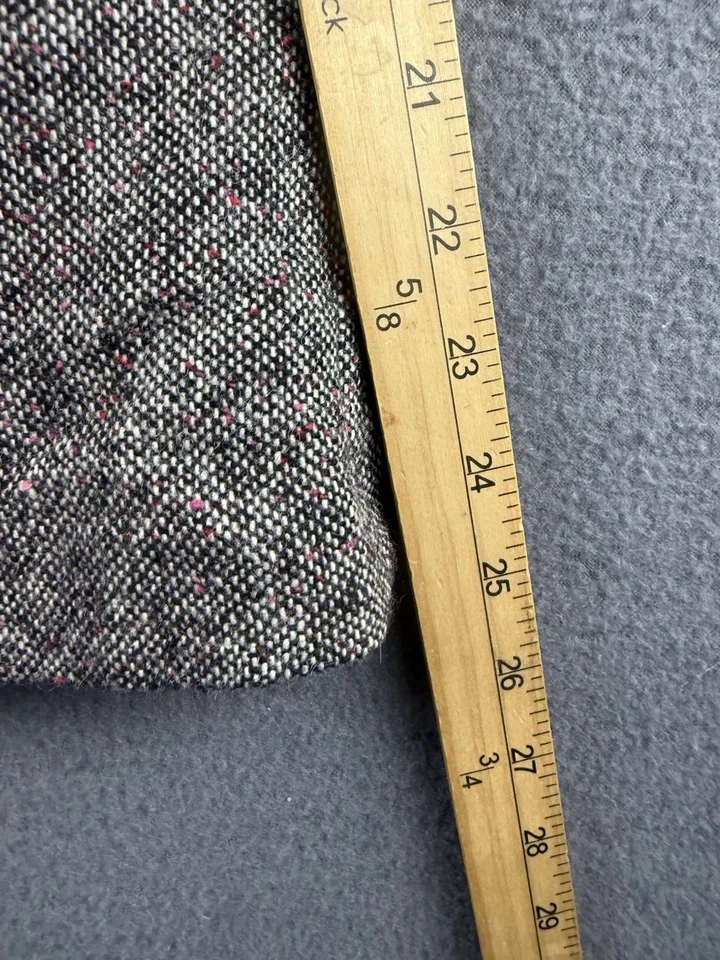 Talbots Academia Skirt Women Size 8 Wool Pencil High Waist Plaid Lined - Image 4 of 4