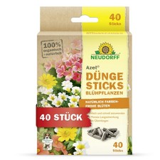Neudorff Azet Bâtons de Fumier pour Usines de Floraison 40Stück 80g Engrais
