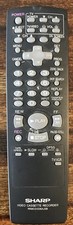 GENUINE SHARP VCR Video Cassette Record Remote Control RRMCG1236AJSB OEM TESTED
