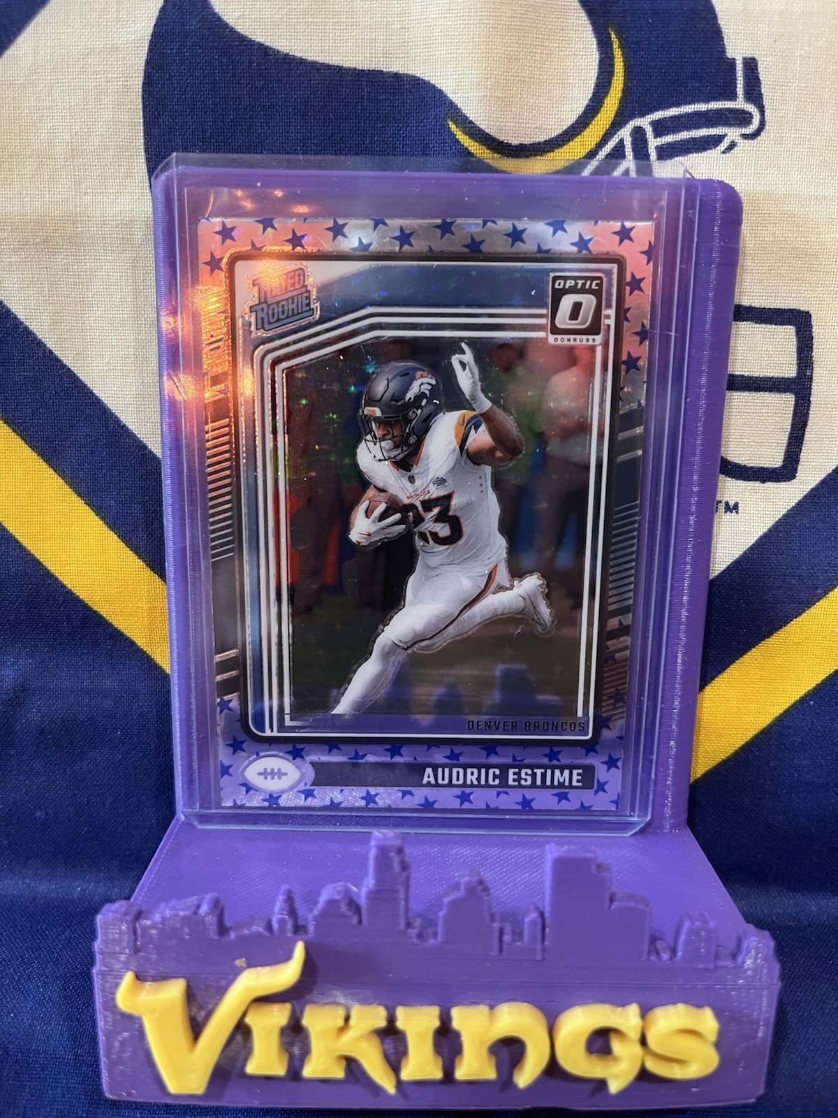 2024 Panini Donruss Optic Rated Rookie #206 Audric Estime STARS ✨Emoji SSP