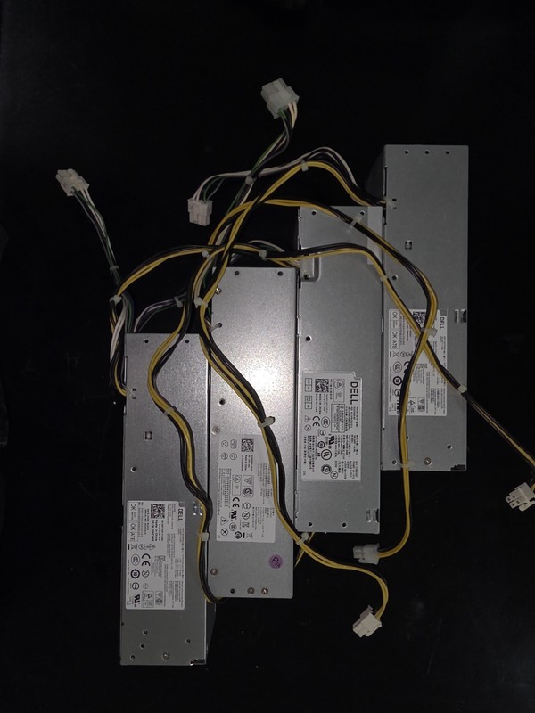 Lot of 4 Dell L255AS-00 255W Power Supplies DP/N 0NT1XP Tested Working