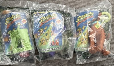 Scooby-Doo And The Alien Invaders Burger King Toys 2000 #'s 1, 6, 8