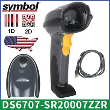 Zebra Symbol Motorola DS6707-SR20007ZZR Handheld Barcode Scanner W/ USB Cable US