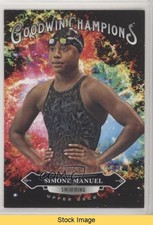 2020 Upper Deck Goodwin Champions Splash of Color Simone Manuel #117 READ 0o6v