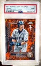2024 TOPPS COSMIC CHROME X CACTUS JACK #9 ICHIRO 17/25 PSA 9