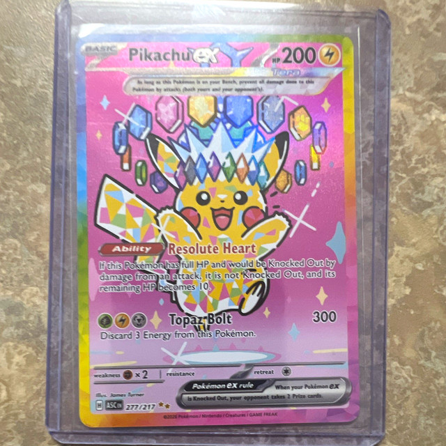Pikachu ex #277 (Ascended Heroes)